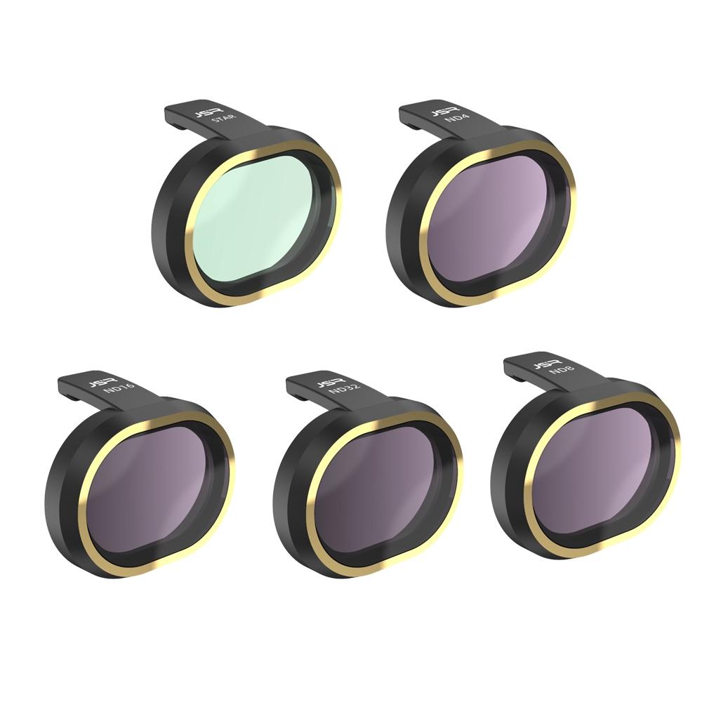 5-In-1 Lens Filter Kit For Fimi X8 Mini Drone - Nd4 Nd8 Nd16 Nd32 Stars-1915197997889753089