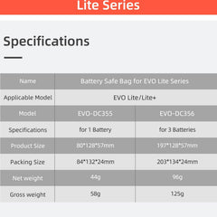 3-In-1 Evo Lite Battery Explosion-Proof Bag-1915197596213841924