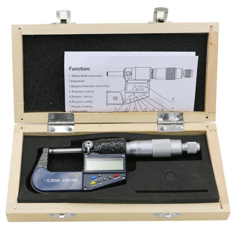 Digital Micrometer - 0.001Mm Resolution 50-75Mm Range-1922443455104159748