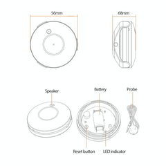 Zigbee Water Flood Sensor - Ws02B-1915197765839884294