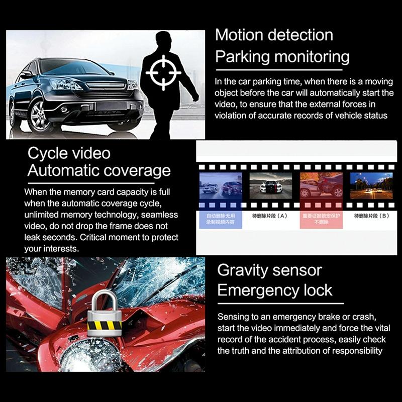 Hd Night Vision Car Dash Cam With 4K Wifi Recording-1915197697393037317