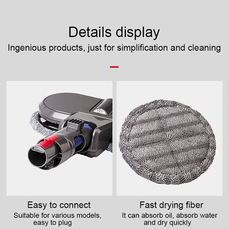 Electric Mop Cleaning Head With Water Tank For Dyson V7 / V8 / V10 / V11 Vacuum Cleaner-1915198115355430915