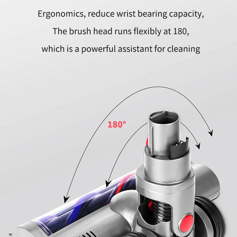 Soft Velvet Electric Floor Brush For Dyson V7 / V8 / V10 / V11 Vacuum Cleaners-1915198100679561219