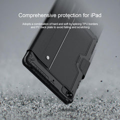 6-Row Keyboard Case For Ipad 10.2 2019 / 2020 / 2021 With Bumper Combo-1915198261623394310