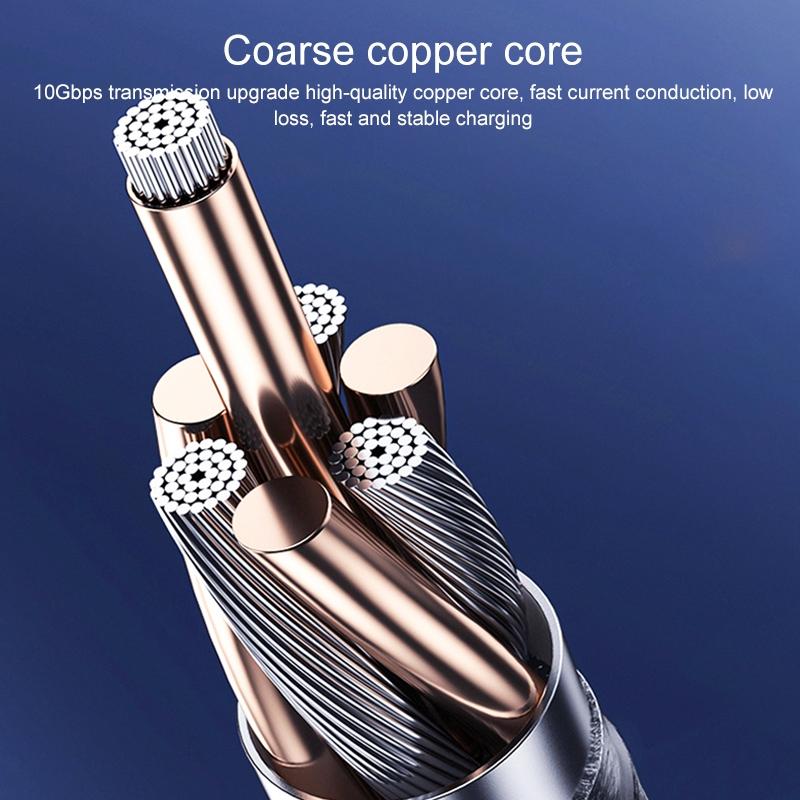 1.5M Usb-C Male To Female Stereo Curved Extension Cable For Steam Deck - 100W-1915197967258750980