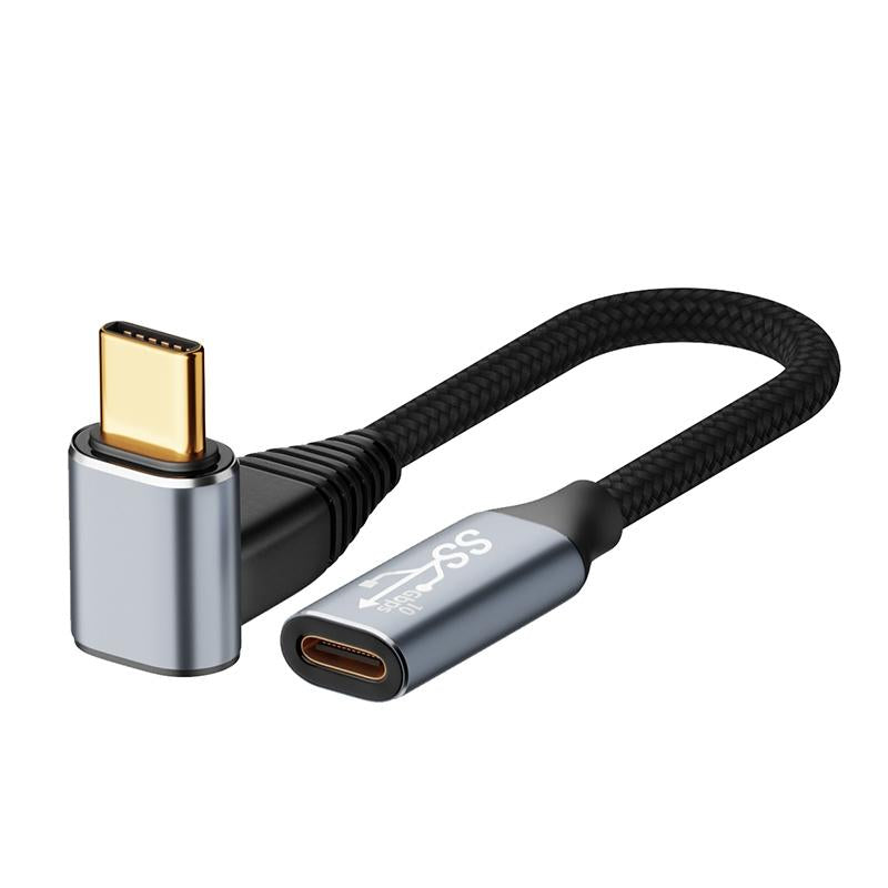1.5M Usb-C Male To Female Stereo Curved Extension Cable For Steam Deck - 100W-1915197967258750982
