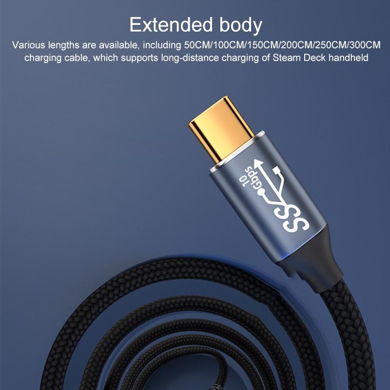 2M Usb-C Stereo Curved Extension Cable For Steam Deck-1915197803555065859