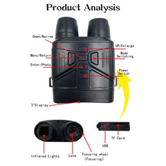 4K Hd Binocular Night Vision For Outdoor Hunting - Nv4000-1915197601108594691