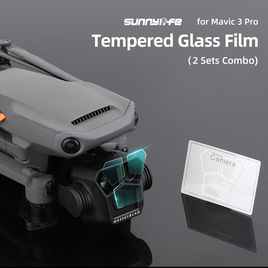 2-Pack Tempered Glass Film For Dji Mavic 3 Pro - Hd Explosion Proof-1915198302245228546