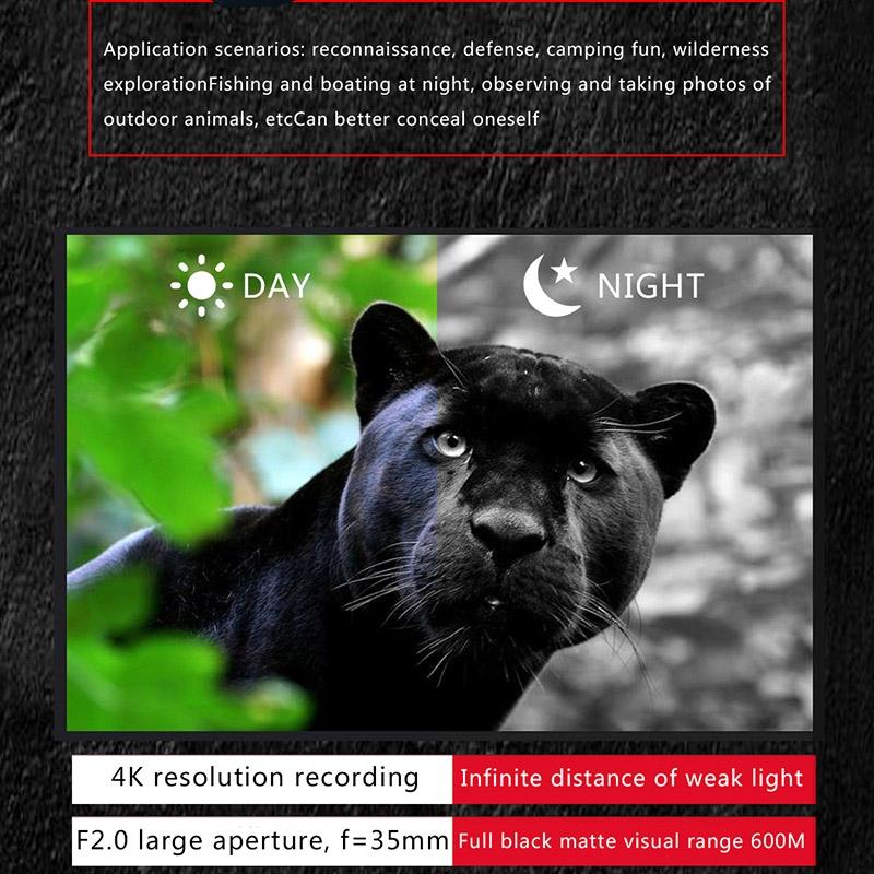 Full Colour 4K Hd Binocular Night Vision For Outdoor Hunting-1915197739621289991