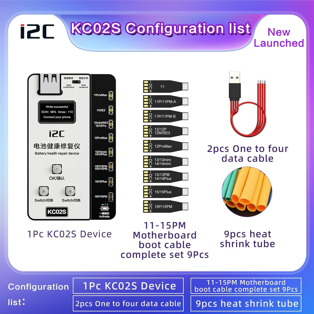 Iphone Battery Recovery Device For 11 / 15 Series - I2C Kc02S-1915198119096750085