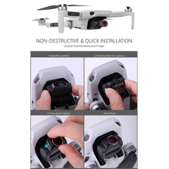 4-In-1 Drone Lens Filter For Dji Mavic Mini / Mini 2 - Mm Fi9256-1915197929048641542