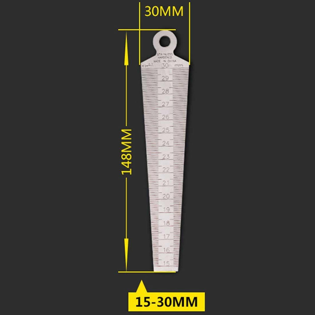 Stainless Steel Taper Gauge For Measuring Wedge Gaps 15-30Mm-1915197579889610754