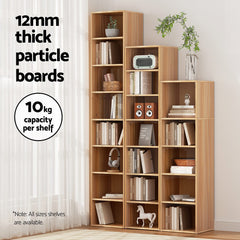 Artiss Bookshelf 8 Tiers MILO Pine