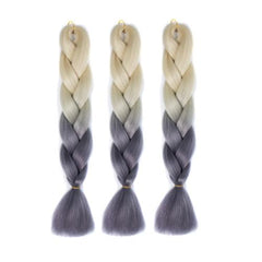 60Cm Gradient Braid Wig - Long Length-1915197708528914435