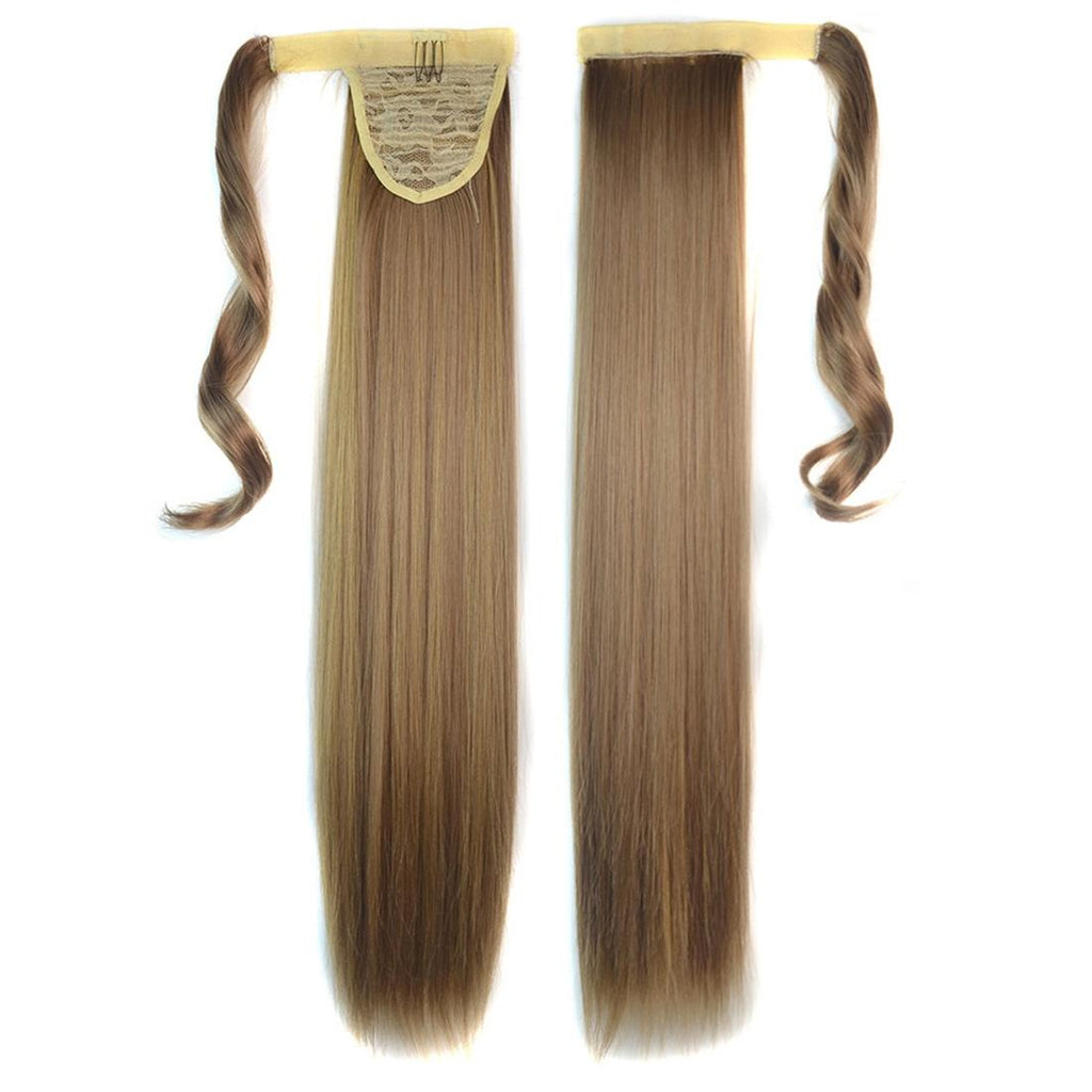 Long Straight Invisible Bandage Ponytail Wig - 18H22-1915197886291906561