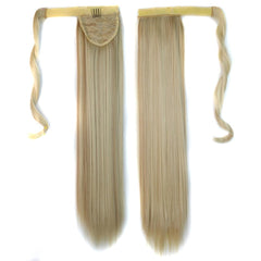 Long Straight Invisible Bandage Ponytail Wig - 613H16-1915197897377452036