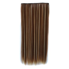 12H613 Long Straight Wig With 5 Clips - 12 Inches-1915197542841323526