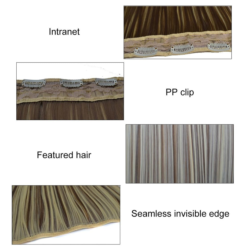 12H613 Long Straight Wig With 5 Clips - 12 Inches-1915197542841323522