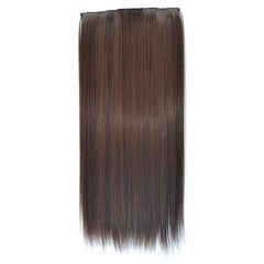 2M30 Long Straight Wig With Five Clips - Natural Look-1915197596931067905