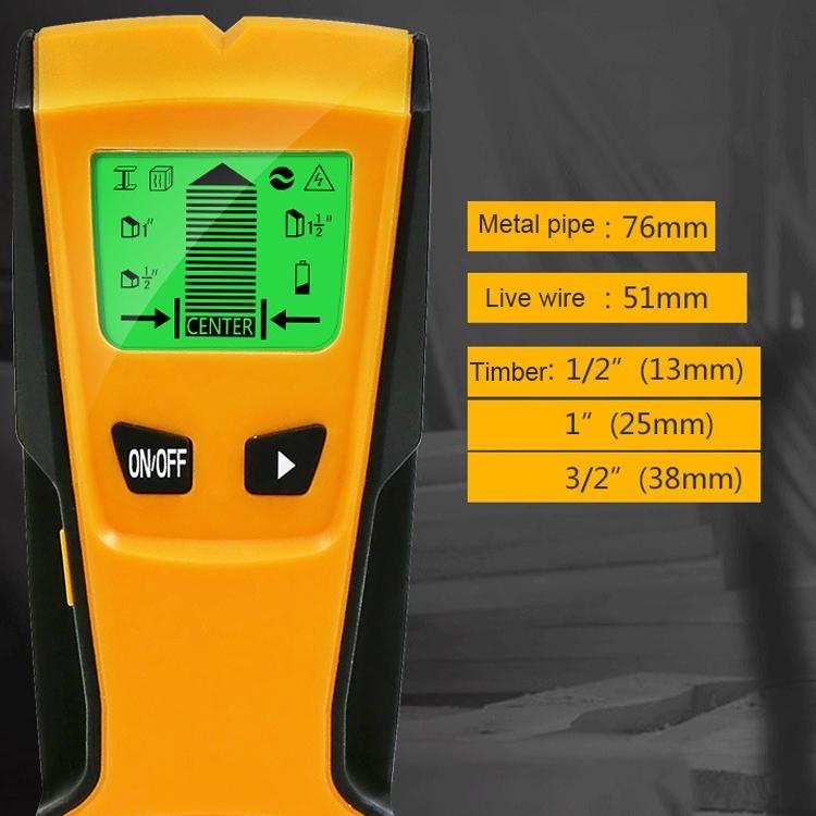 3-In-1 Wall Metal Detector For Voltage Cable And Metal Detection-1915197533710323716