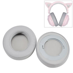 2-Pack Replacement Earpads For Razer Kraken 7.1 V2 Pro Headphones - Grey Sponge Net Cover-1922443446656831488