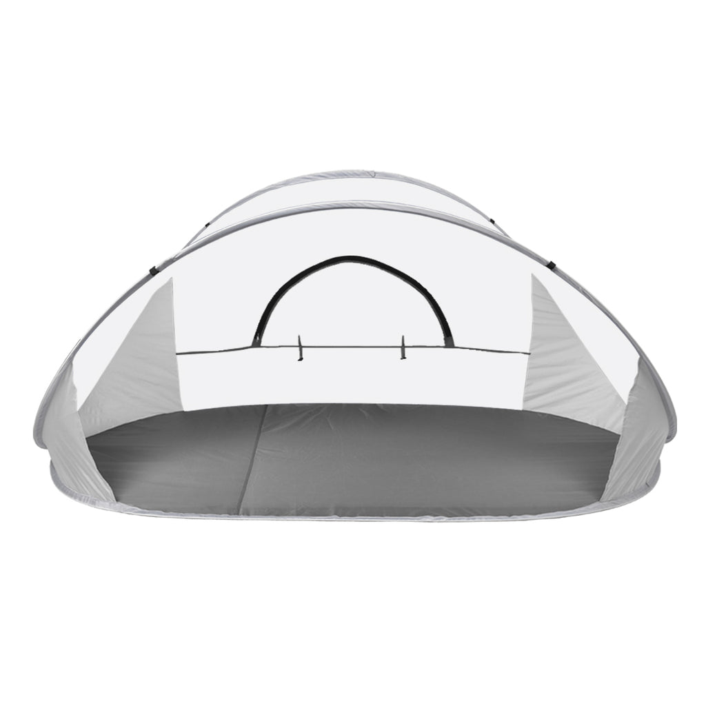 Mountview Pop Up Tent Camping Beach Grey-1954802643784306689