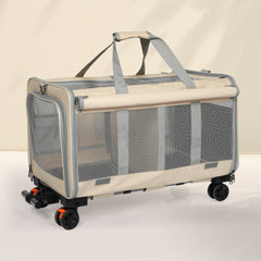 Pawz Pet Carrier 4 Wheel Portable Rolling Foldable-1954802466600128518