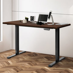Levede Motorised Standing Desk Adjustable 120cm Walnut 800x 1.5MM-1954803016070729734