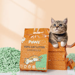 PaWz 2.5kg Tofu Cat Litter Clumping Green Tea x12-1954802393287888903