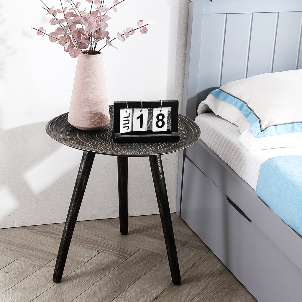 Levede Side Table Coffee Bedside End Bronze-1954802978468794374