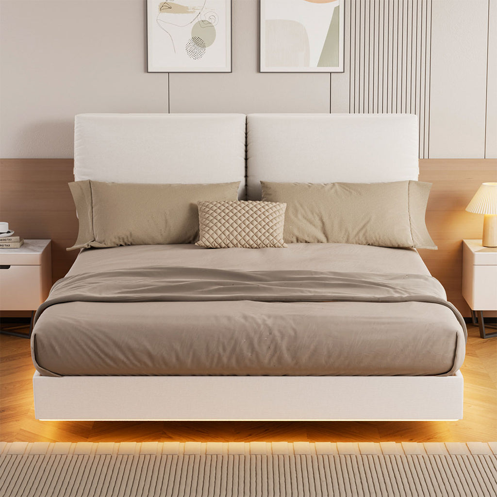 Levede Double Floating Bed Frame-1954802405312958470