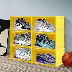 Stacked Sneaker Display Case 6x Clear Yellow-1954802602629795846