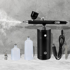 Traderight Airbrush Kit Compressor Cordless-1954802744690872326