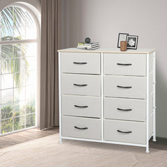 Levede Storage Cabinet Tower Chest Beige-1954802982616961031