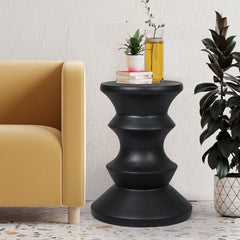 Levede Side Table Retro Terrazzo Round-1954802990586138630