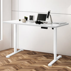 Levede Motorised Standing Desk Adjustable 140cm White 1000x 1MM-1954803022169247750