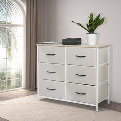 Levede Storage Cabinet Tower Chest Beige-1954802981799071751