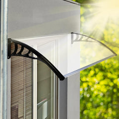 Mountview Window Door Awning Outdoor 1M X 1.5M Transparent 1x1.5M-1954802872034136070