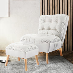 Levede Sofa Ottoman Set Accent Recliner-1954802893655773190