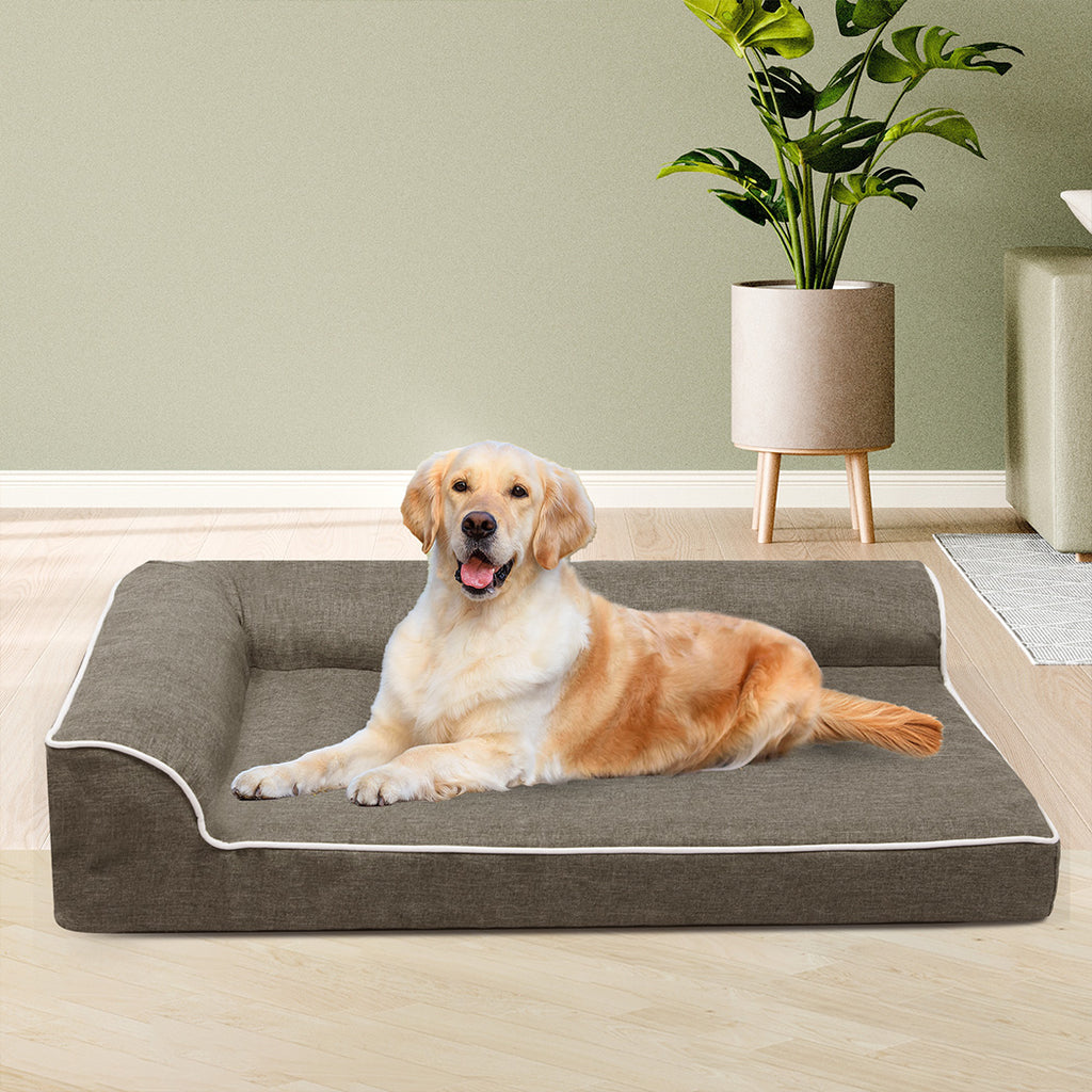 Pawz Orthopedic Dog Bed XL Coffee-1954802427345637382