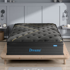 Dreamz Spring Mattress Bamboo Euro Top King Single-1954802858159378438