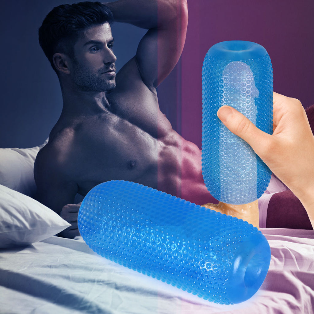 Urway Masturbator Masturbation Cup Double Blue-1954802633218854918