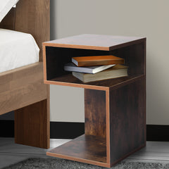 Levede Bedside Tables Drawers Side Table Oak-1954802869509165062