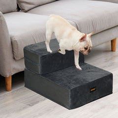 PaWz Dog Stairs Ramp Portable Climbing Double 7KG-1954802526037610502