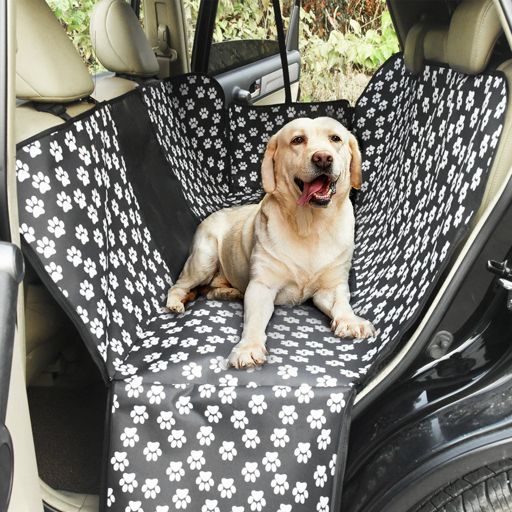 PaWz Pet Back Car Seat Cover Hammock Black-1954802536636616710
