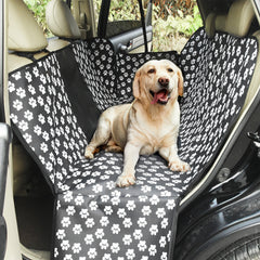 PaWz Pet Back Car Seat Cover Hammock Black-1954802536636616710