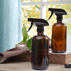 4x 500ml Amber Glass Spray Bottles Trigger-1954802900677038086