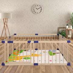 BoPeep Kids Playpen Wooden Baby Safety Large-1954802777876205574