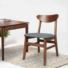 Levede 2xDining Chairs Kitchen Chair Brown 2Pack-1954802985624276998